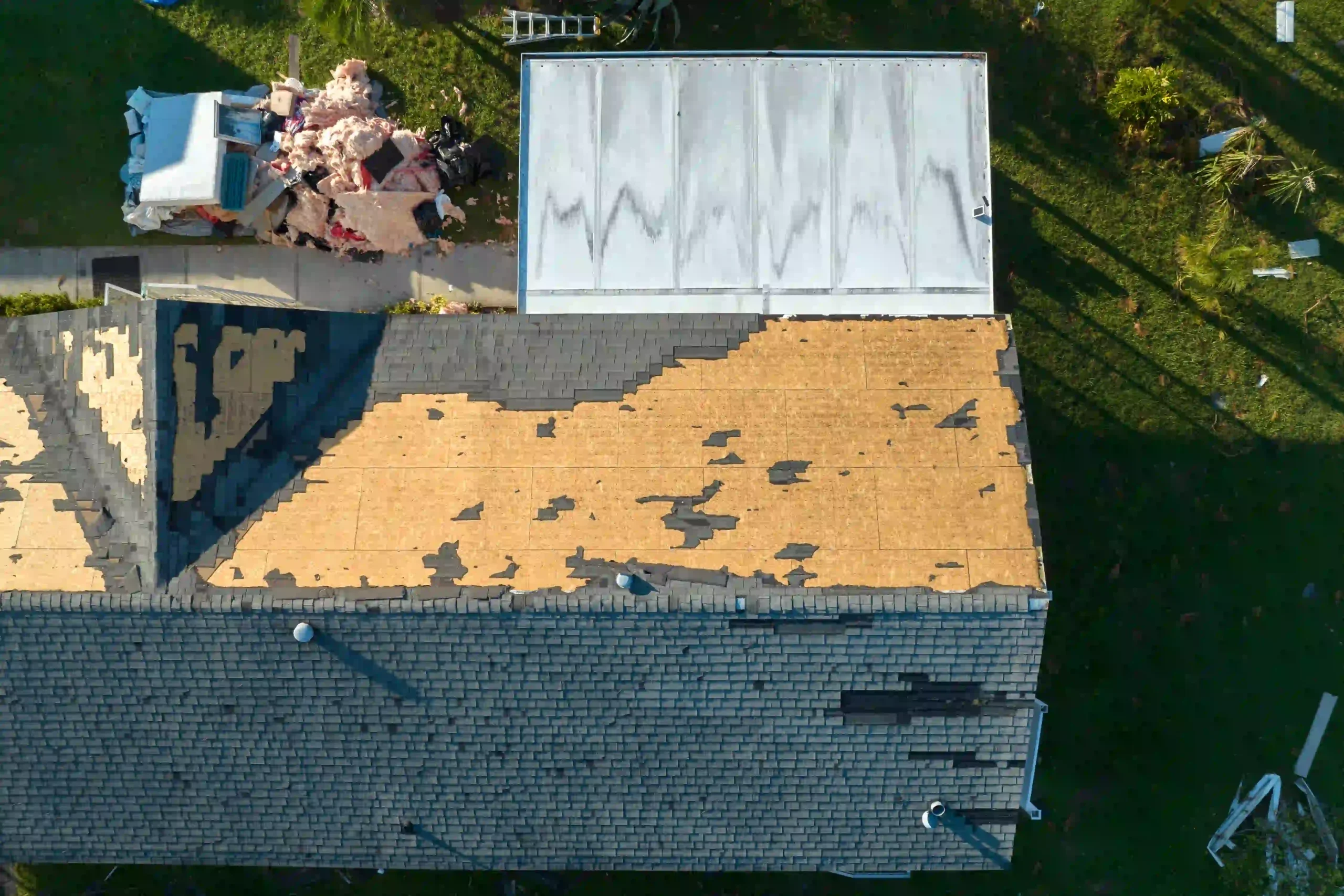 Storm damaged roof New Jersey — how long does a roof last