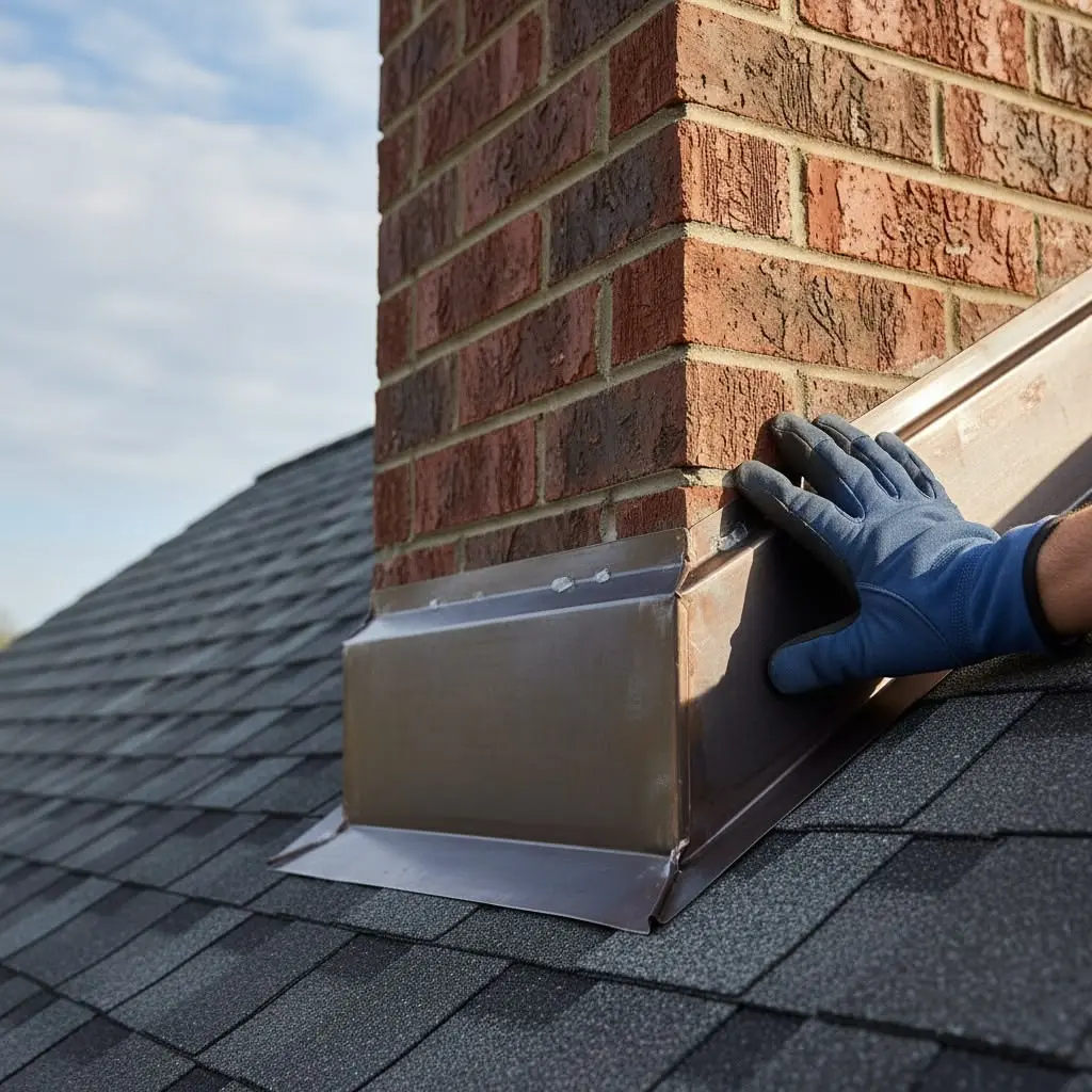 Chimney flashing NJ — copper and aluminum flashing