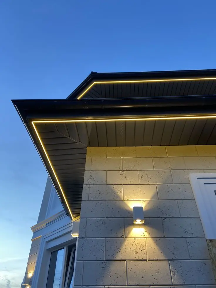 Completed seamless gutter installation in New Jersey financed through GoodLeap
