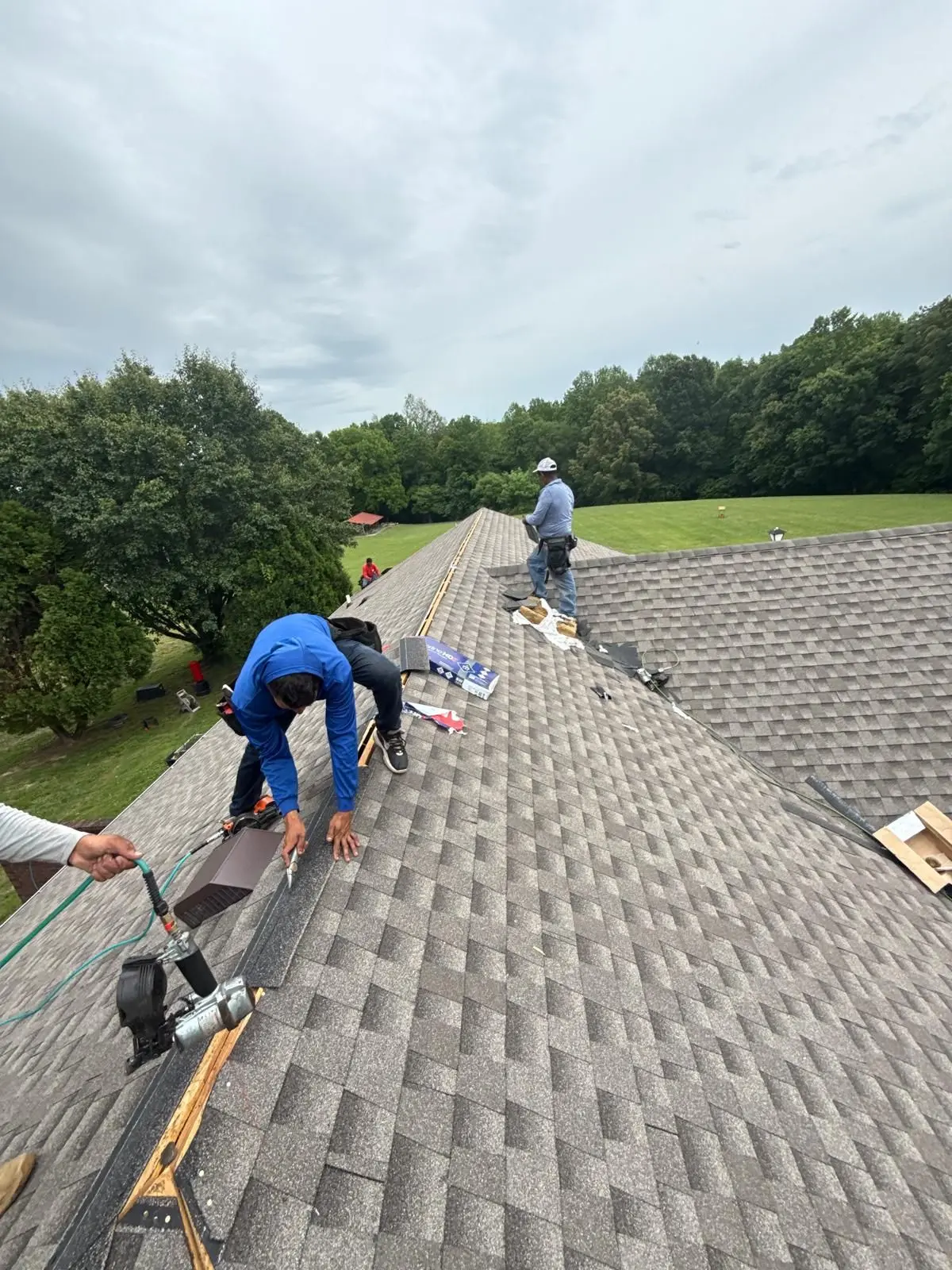 Standing seam metal roof New Jersey home